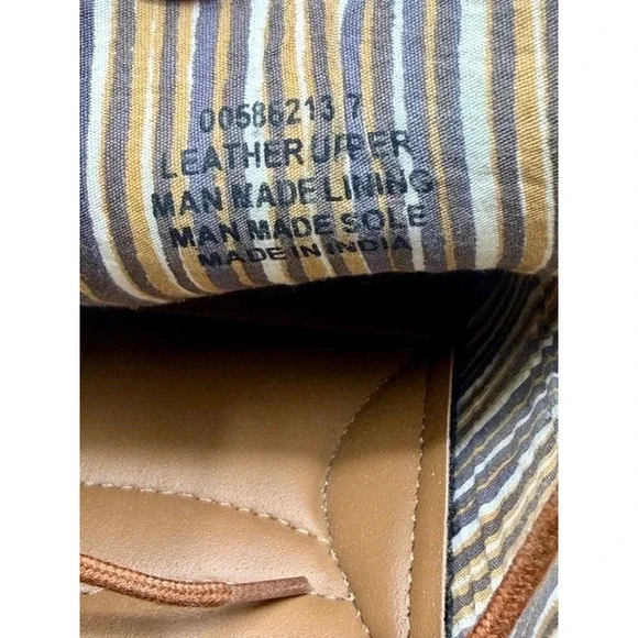 Vito Rossi Mens Brown Leather Chukka Boots Lace Up Casual Fashion Shoes - Picture 5 of 10